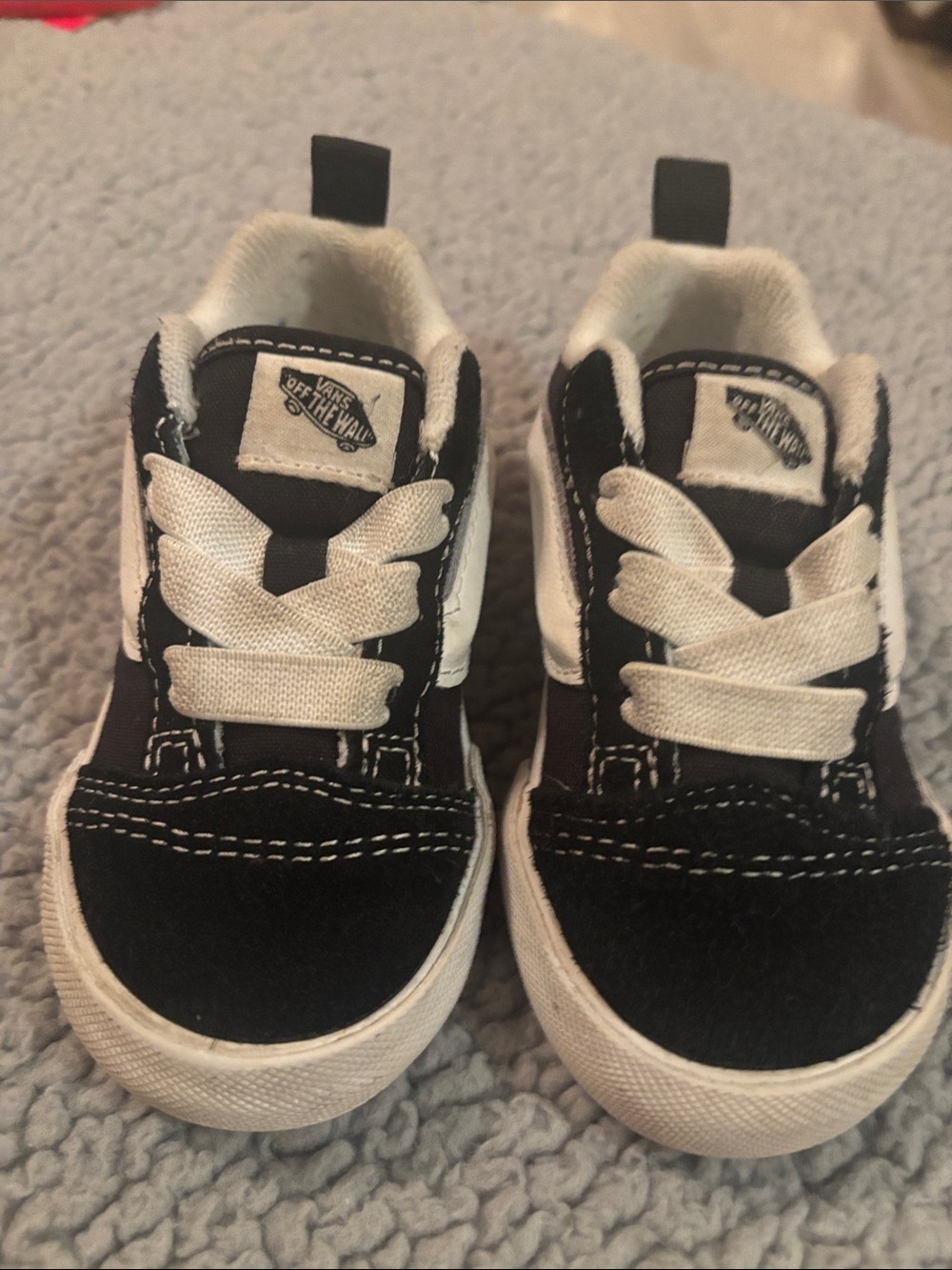 Vans Toddler KNU Skool Shoe Black Sneakers